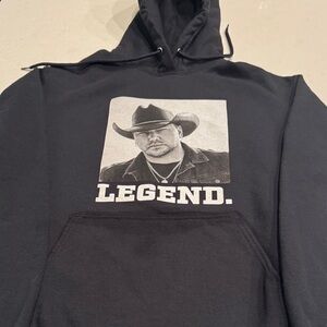 Legend Black Cowboy Graphic Hoodie spotless size small see measurements